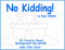 No Kidding logo