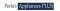 Perla's Appliances Plus              Since 1927 logo