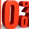 Red Ten Percent Off