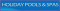 Holiday Pools & Spas logo