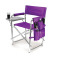 Folding Camping Chair. The extra-wide seat (19.5") is made of durable 420D nylon doby with padding for extra comfort.