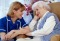 Caregiver with a Client