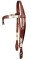 Horse Headstalls. Braided Rawhide and tooling. $25.99