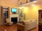 Enjoy some TV and coffee while relaxing in our lobby