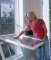 Tilt to wash sash