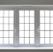 white leaded glass window