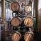 barrels at the Samuel Adams Brewery 