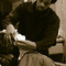 shaving at State Street Barbers Southport Chicago